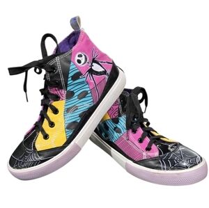 Ground Up Nightmare Before Christmas High Top Shoes Womens Size 7.5 Disney